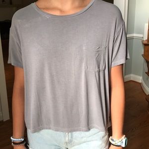 Light gray tee